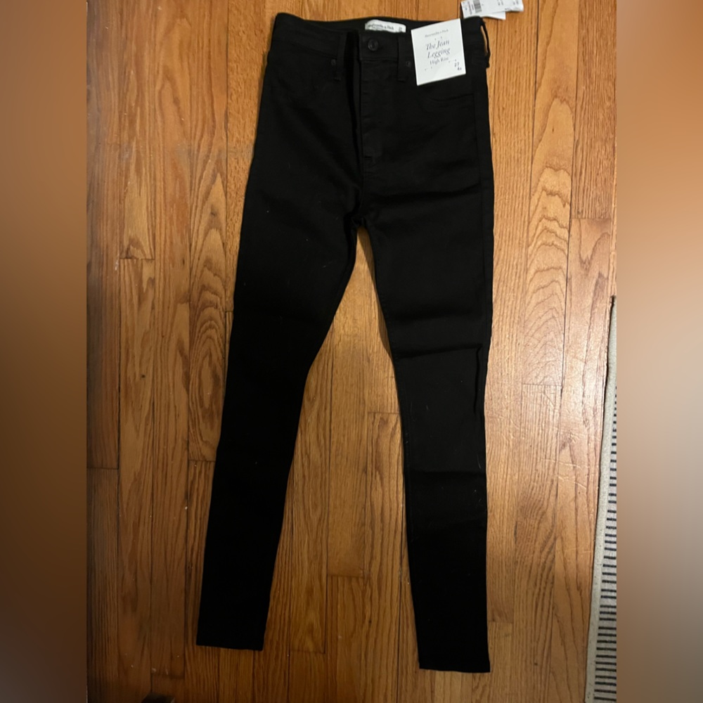 Brand New Black Abercrombie & Fitch Jeggings